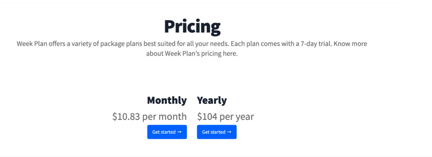 Pricing